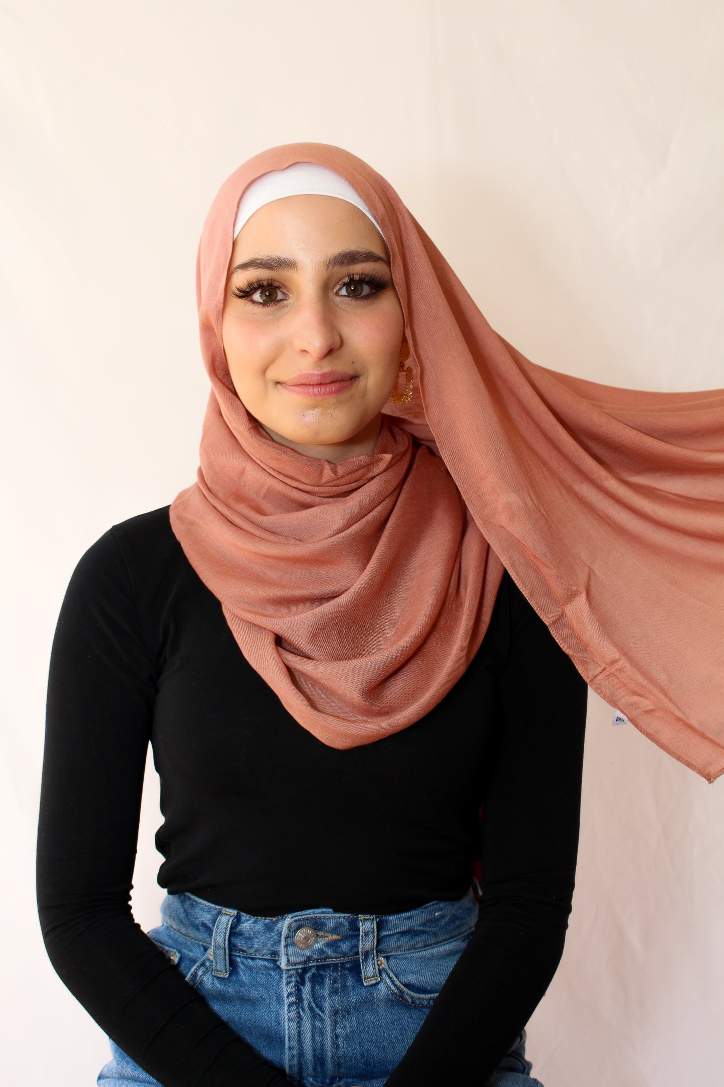 Coral Modal hijab