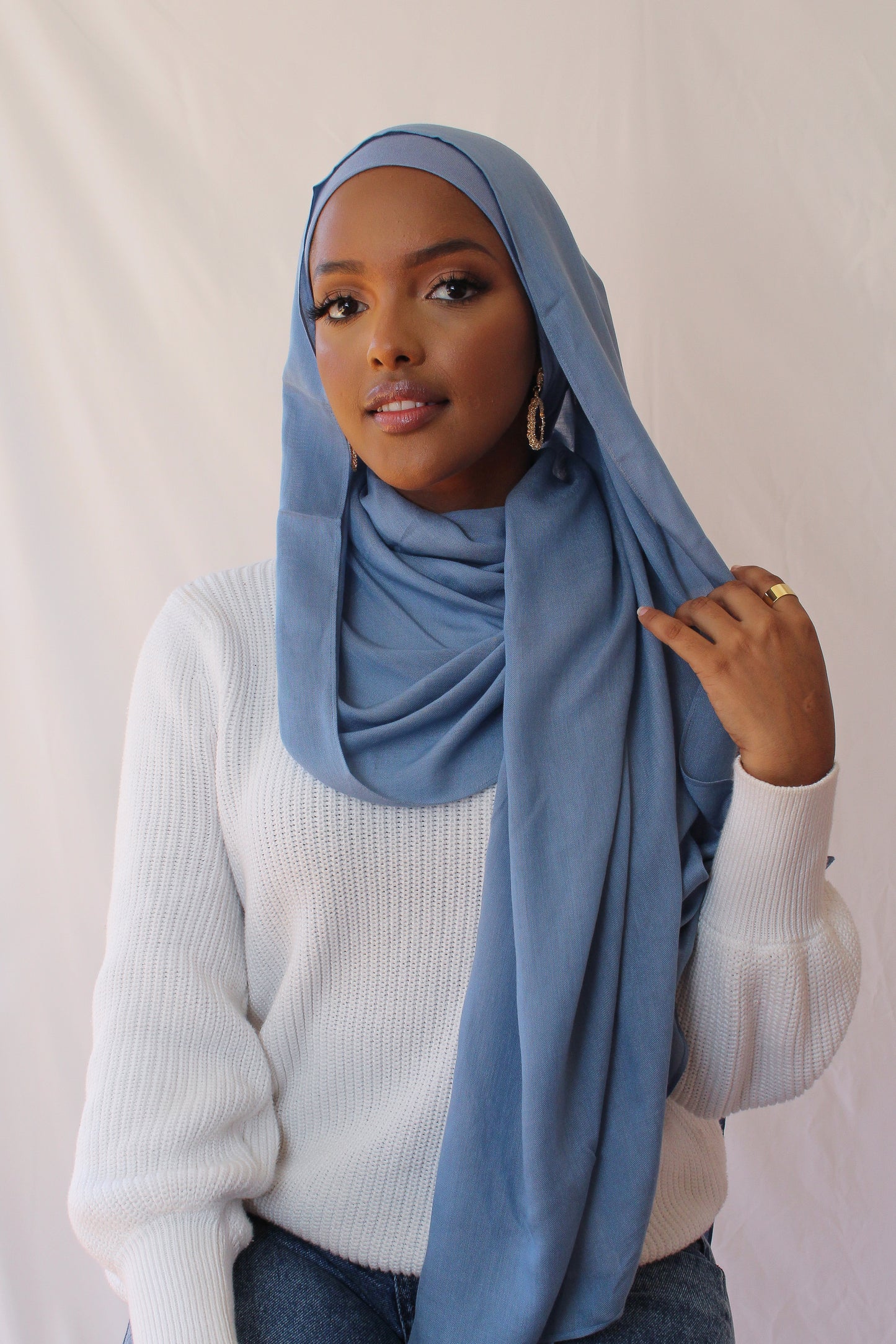 Denim Modal Hijab