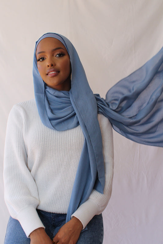 Denim Modal Hijab